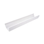 114mm Square Line Gutter 18m White 3m Lengths